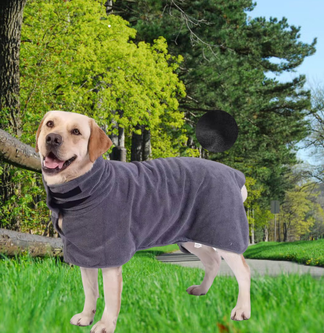 Dog Bathrobe with Quick Drying