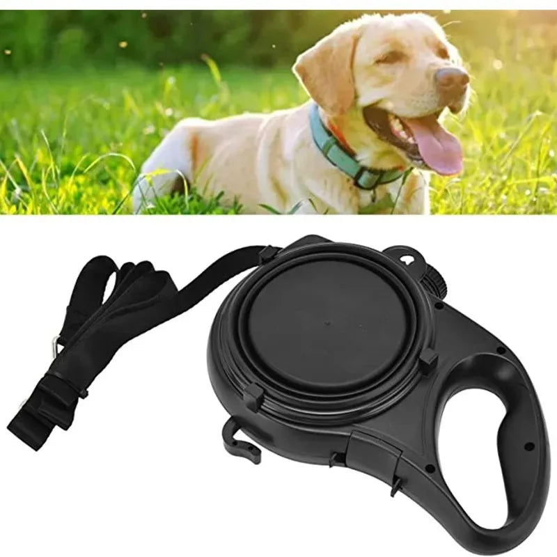 Dog Leash with Water & Bags For Poop